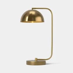 Glossy Metal Table Lamp Brass - Room Essentials™