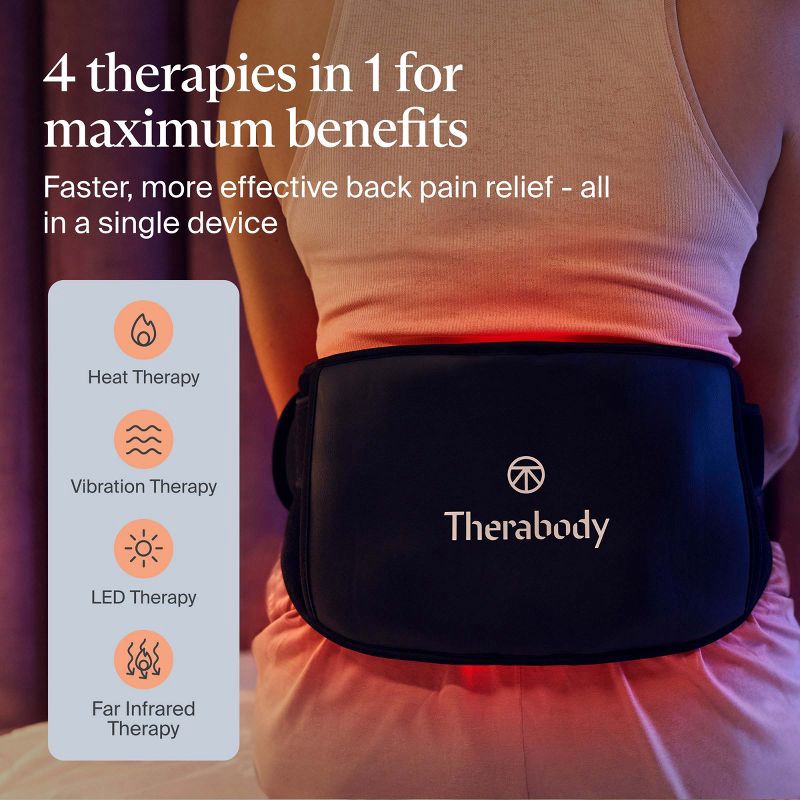 slide 3 of 11, Therabody ThermBack LED 4-in-1 Back Wrap, 1 ct