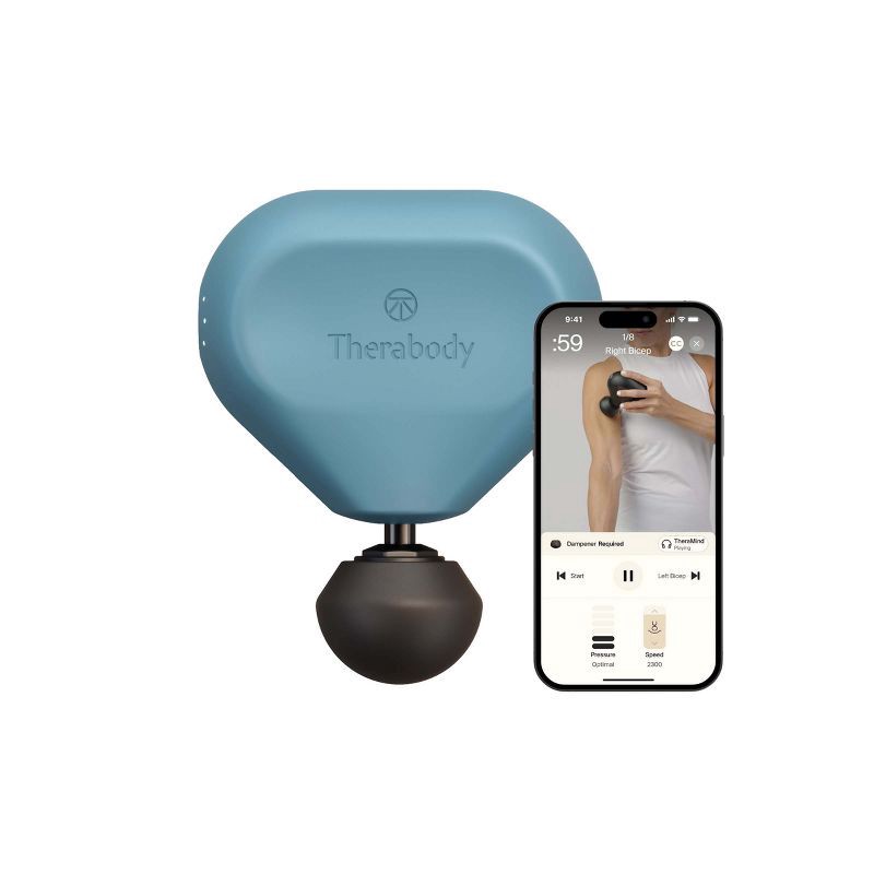 slide 1 of 11, Therabody Theragun Mini (3rd Generation) - Teal, 1 ct