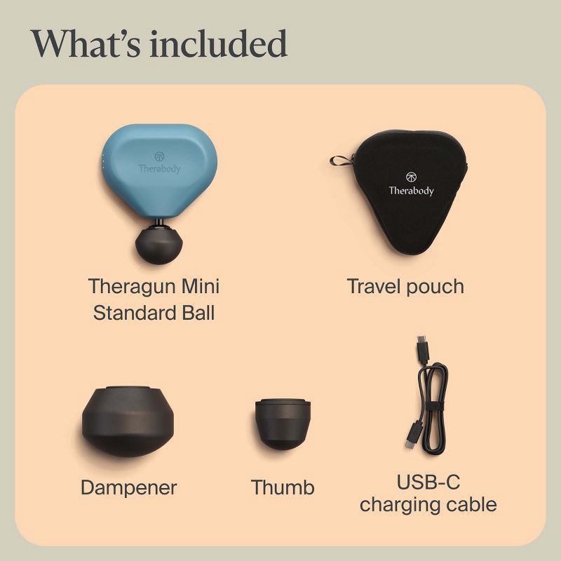 slide 10 of 11, Therabody Theragun Mini (3rd Generation) - Teal, 1 ct