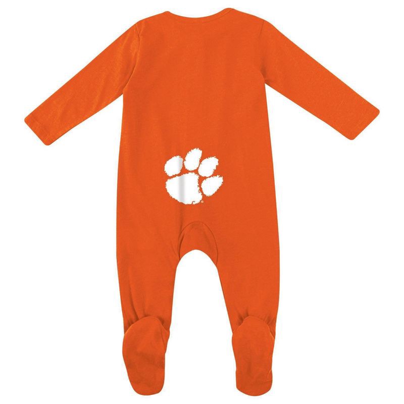 slide 2 of 3, NCAA Clemson Tigers Infant Boys' Bodysuit - 3-6M: Lightweight Cotton-Polyester Jersey, 1 ct