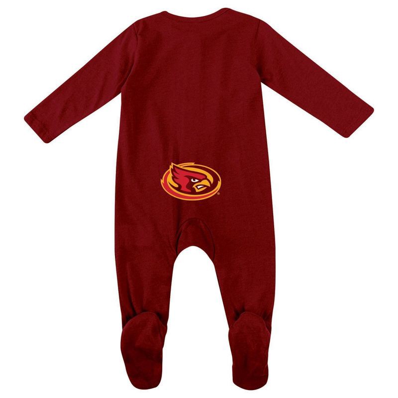 slide 2 of 3, NCAA Iowa State Cyclones Infant Boys' Bodysuit - 3-6M: Cotton-Polyester Jersey, Long Sleeve, 1 ct