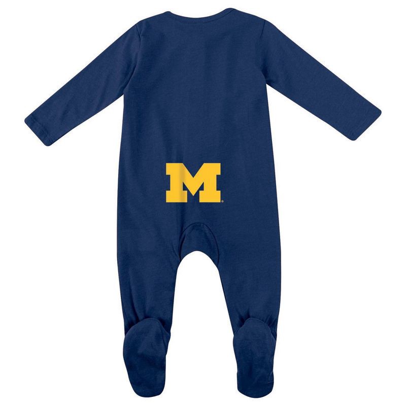 slide 2 of 3, NCAA Michigan Wolverines Infant Boys' Bodysuit - 0-3M, 1 ct