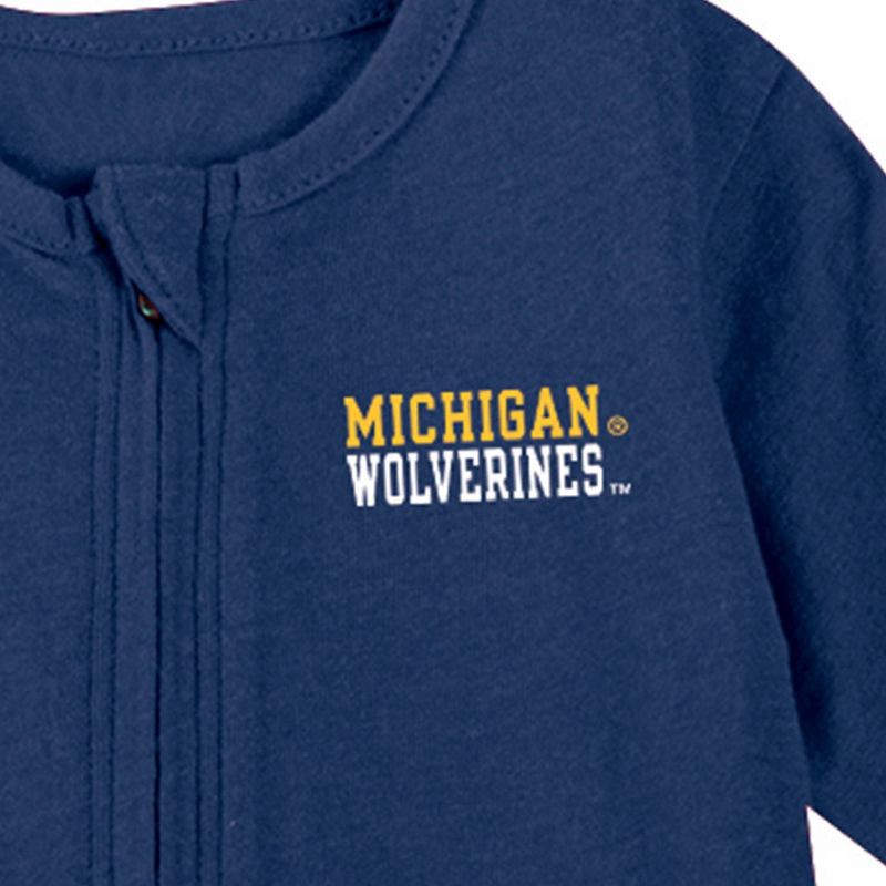 slide 3 of 3, NCAA Michigan Wolverines Infant Boys' Bodysuit - 0-3M, 1 ct