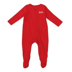 NCAA Ohio State Buckeyes Infant Boys' Bodysuit - 3-6M: Cotton-Polyester Jersey Pajamas