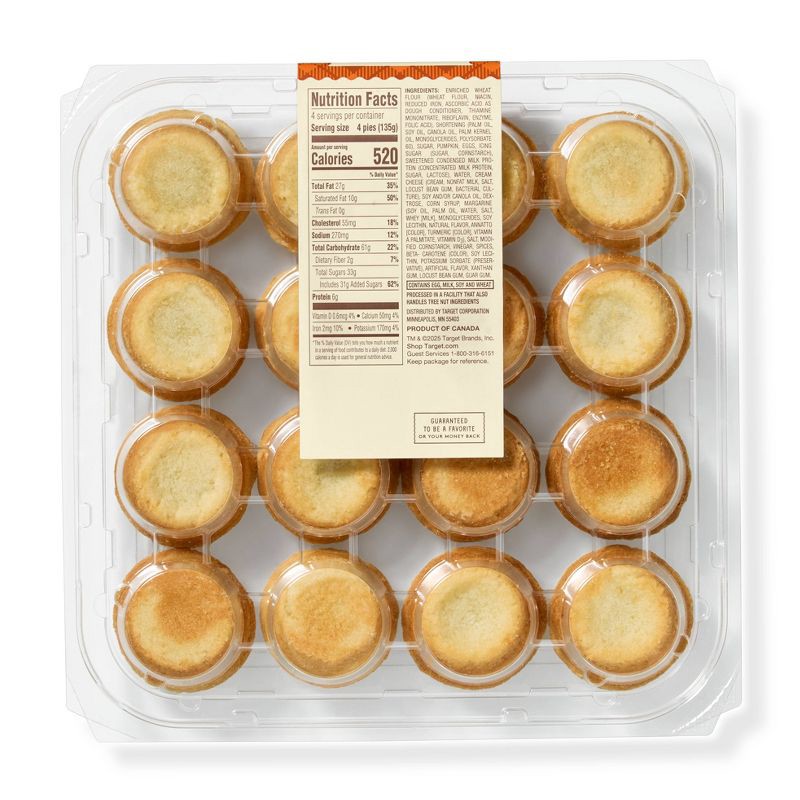 slide 2 of 3, Harvest Mini Pumpkin Pie with Cream Cheese Platter - 19oz/16ct - Favorite Day™, 19 oz, 16 ct