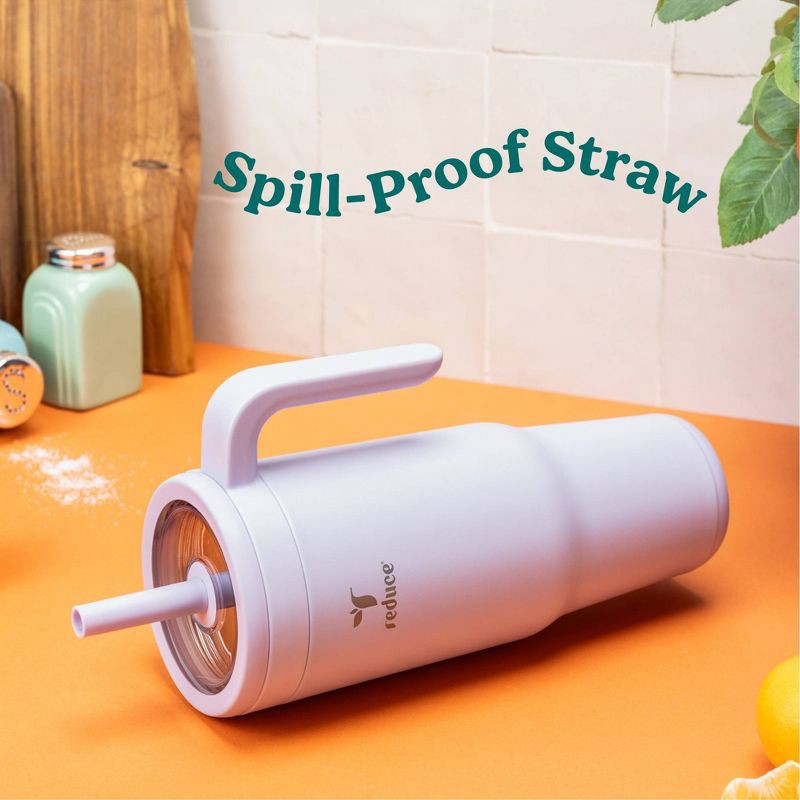 slide 6 of 6, Reduce 40oz Chiller Vacuum Insulated Stainless Steel Spill-Proof Tumbler Gentle Lavender, 40 oz