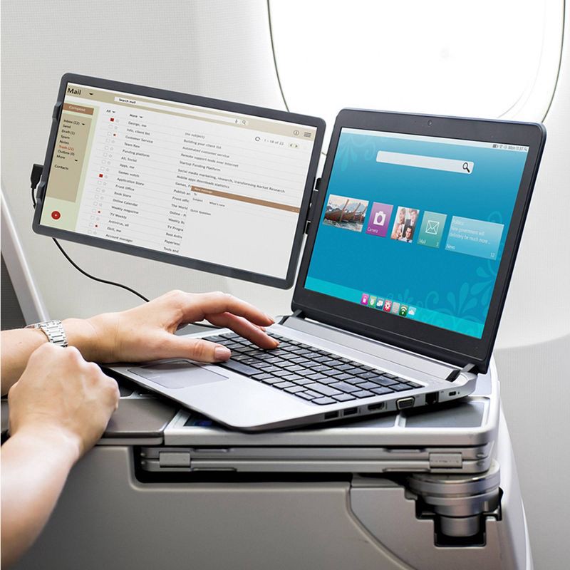 slide 2 of 5, Helix 14" Portable Monitor: IPS Panel, 1920x1080, USB-C & Mini HDMI, 1 ct