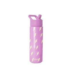 Simple Modern 22oz Summit Lightning Bolts Water Bottle Purple