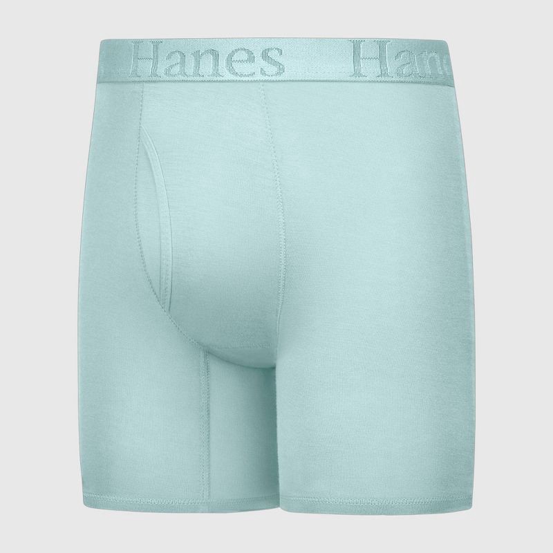 slide 4 of 8, Hanes Boys' 5pk Super Soft Boxer Briefs - M, 5 ct