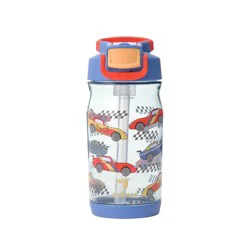 Reduce 14oz Hydrate Tritan Kids' Water Bottle Race Track