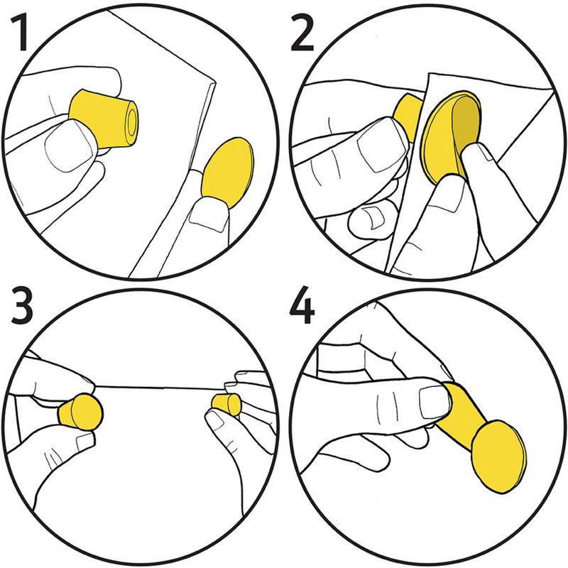 slide 4 of 9, Under the Roof Decorating Magnets 4ct Black, 4 ct