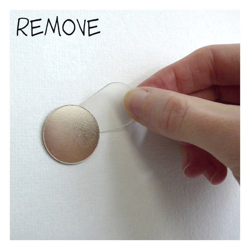 slide 9 of 9, Under the Roof Decorating Magnets 4ct Black, 4 ct