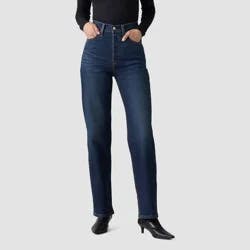 Levi's® Women's Ribcage Straight Jeans - Get Organized Dark 32