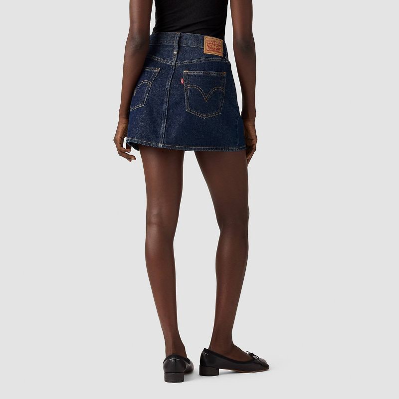 slide 3 of 3, Levi's® Women's Icon Western Yoke Mini Skirt - Shaded View 28, 1 ct