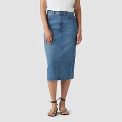 Levi's® Women's High-Rise Back Slit Skirt - Meadow Games 29