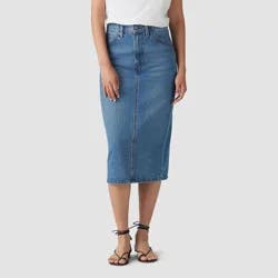 Levi's® Women's High-Rise Back Slit Skirt - Meadow Games 29