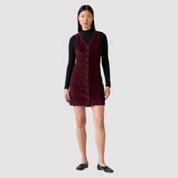 Levi's® Women's Vianna Vest Dress - Tawny Port Cord XS