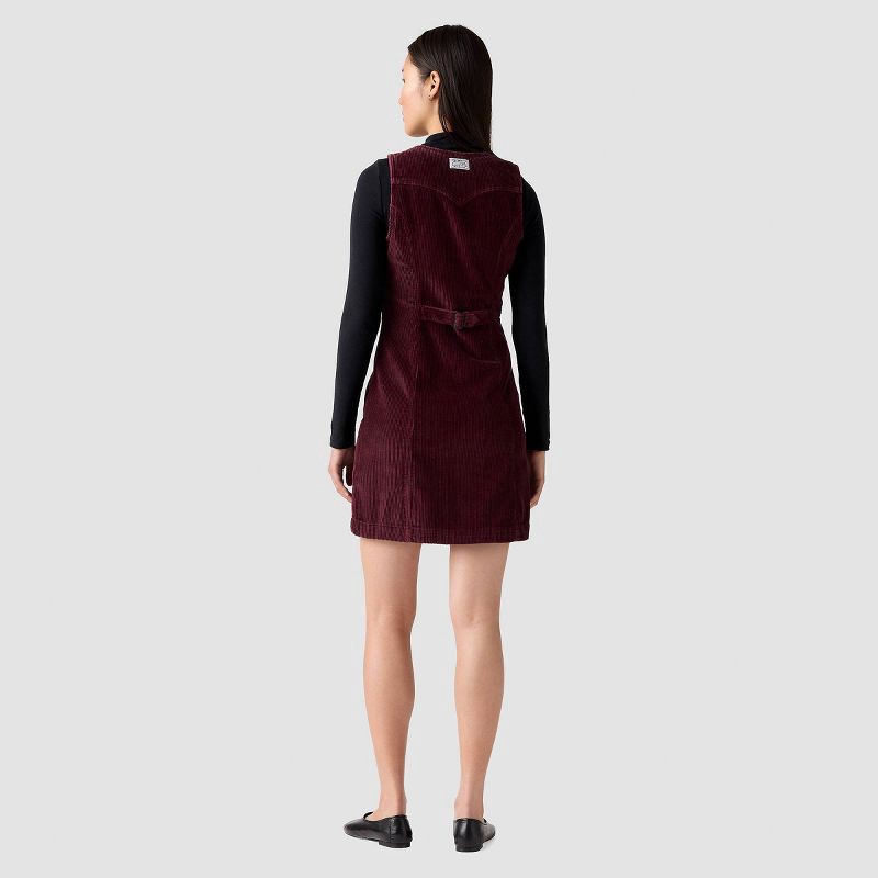 slide 2 of 2, Levi's® Women's Vianna Vest Dress - Tawny Port Cord L, 1 ct