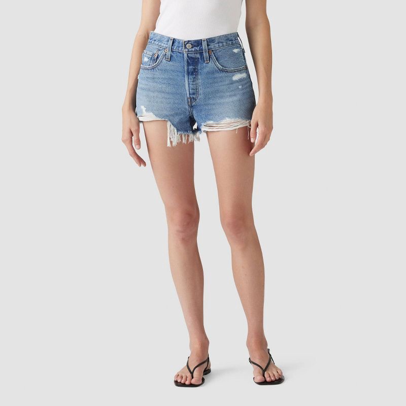 slide 5 of 7, Levi's® Women's 501® Original Shorts - Blow Big Horns 28, 1 ct