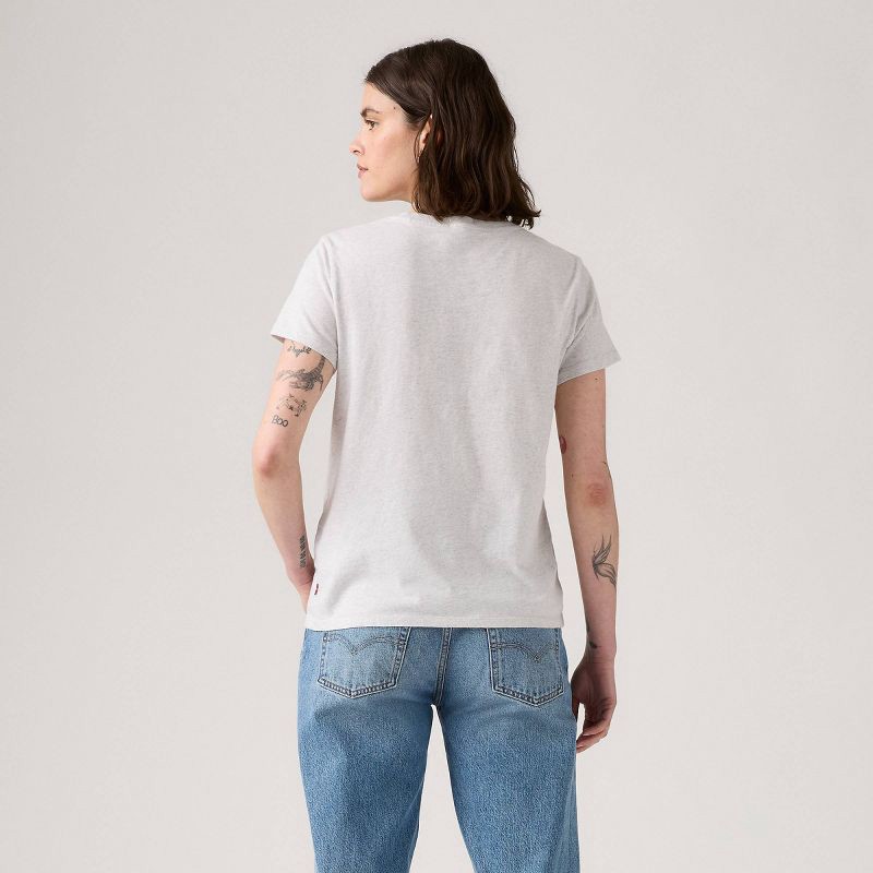 slide 2 of 4, Levi's® Women's The Perfect T-Shirt - Moody Cowboy Hat Orbit Heather XXL, 1 ct