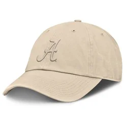 NCAA Alabama Crimson Tide Khaki Tonal Unstructured Cotton Hat