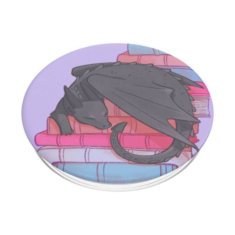 slide 3 of 5, PopSockets PopGrip E-Reader with Tablet Grip and Stand - Sleepy Dragon, 1 ct