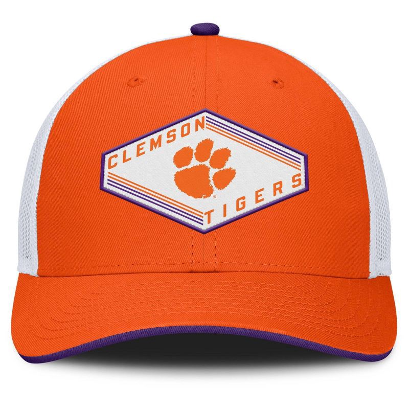 slide 2 of 4, NCAA Clemson Tigers Structured Cotton Snapback Hat, 1 ct