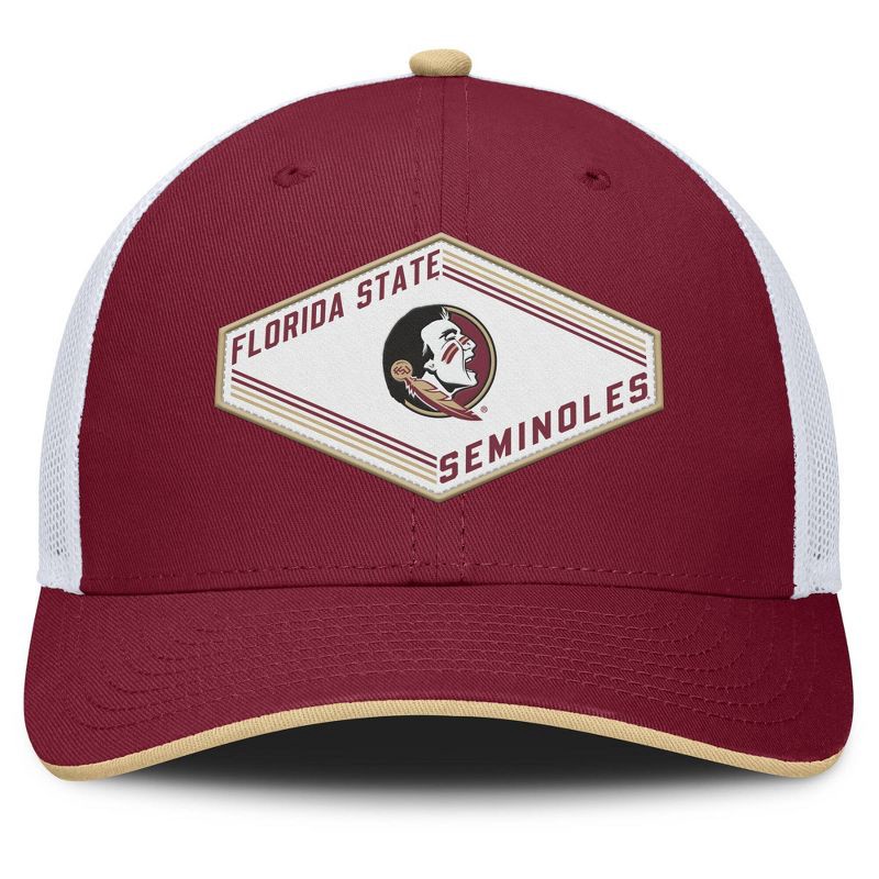 slide 2 of 4, NCAA Florida State Seminoles Structured Cotton Snapback Hat, 1 ct
