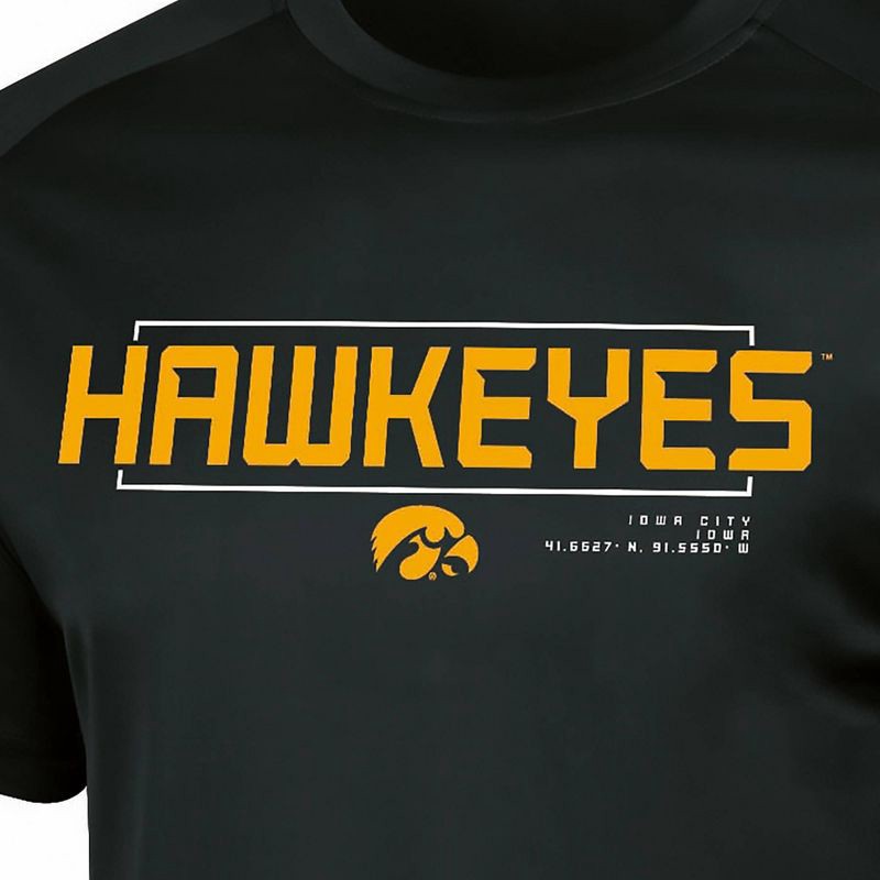 slide 3 of 3, NCAA Iowa Hawkeyes Men's Poly T-Shirt - L, 1 ct
