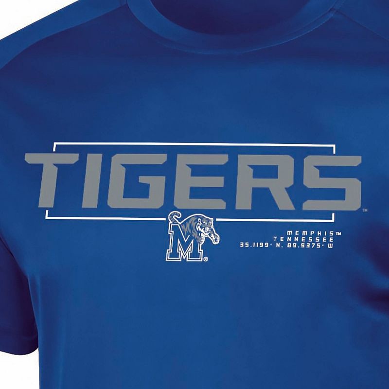 slide 3 of 3, NCAA Memphis Tigers Men's Poly T-Shirt - XL, 1 ct