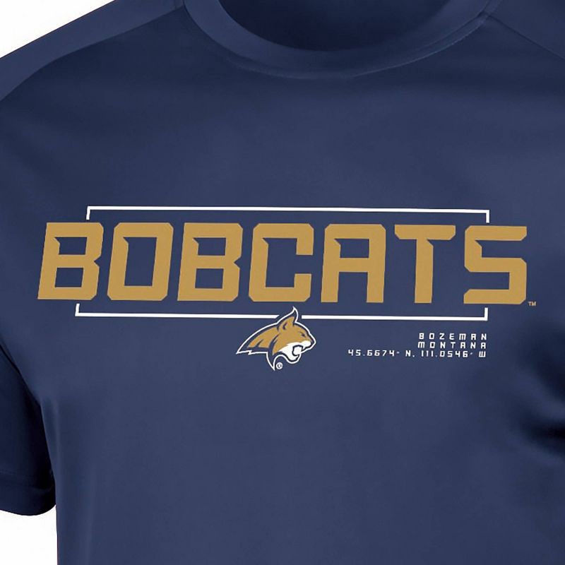 slide 3 of 3, NCAA Montana State Bobcats Men's Poly T-Shirt - M, 1 ct