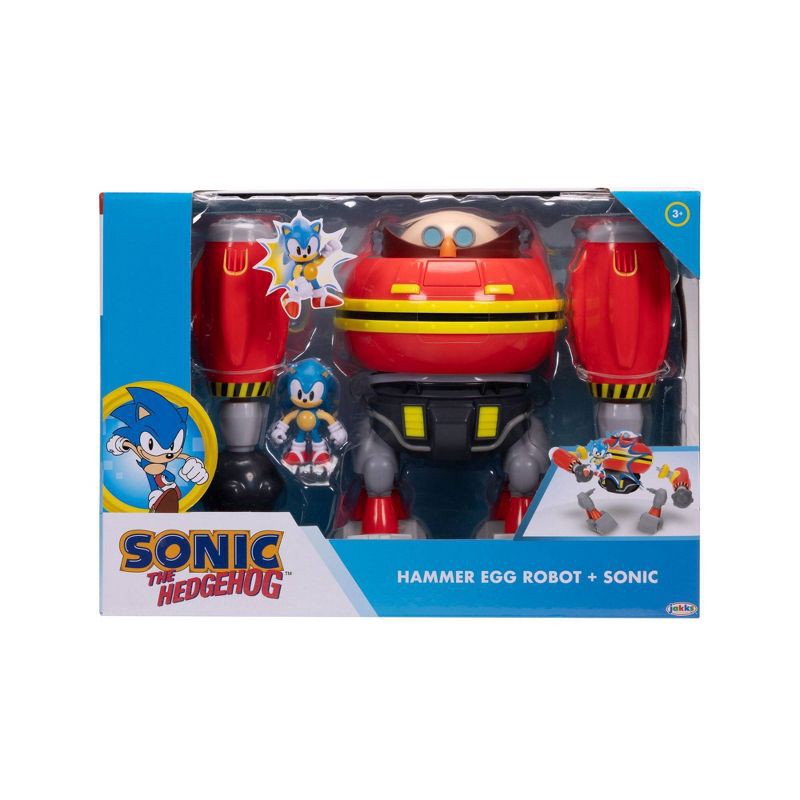 slide 2 of 6, Sonic the Hedgehog 2.5" Hammer Egg Robot Battleset with Figure, 1 ct