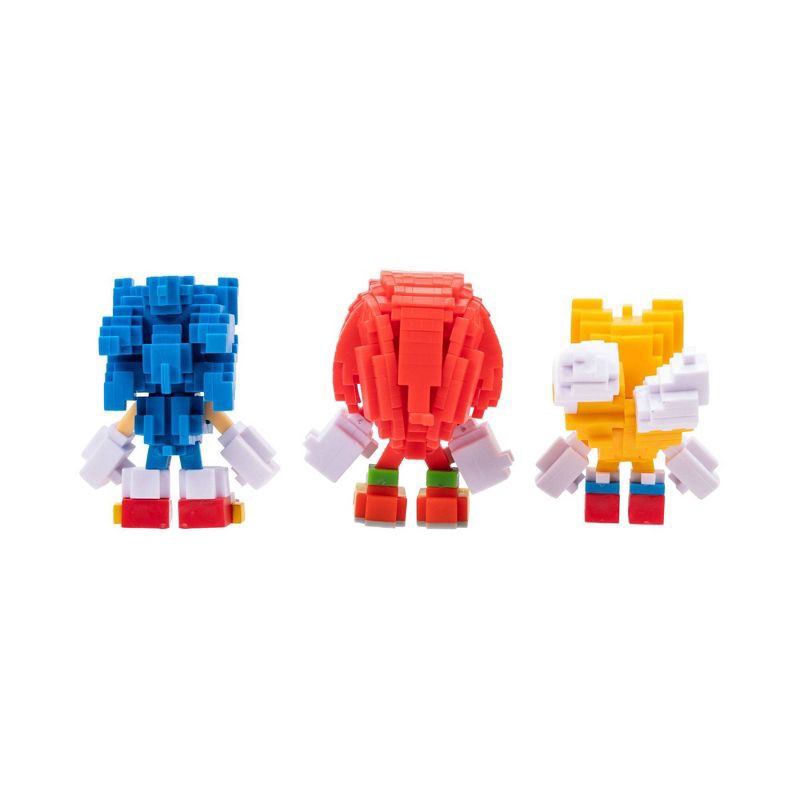 slide 4 of 5, Sonic the Hedgehog 2.5'' 8 Bit Action Figure - 3pk Exclusive, 3 ct