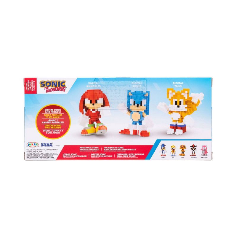 slide 5 of 5, Sonic the Hedgehog 2.5'' 8 Bit Action Figure - 3pk Exclusive, 3 ct