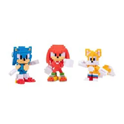 Sonic the Hedgehog 2.5'' 8 Bit Action Figure - 3pk Exclusive