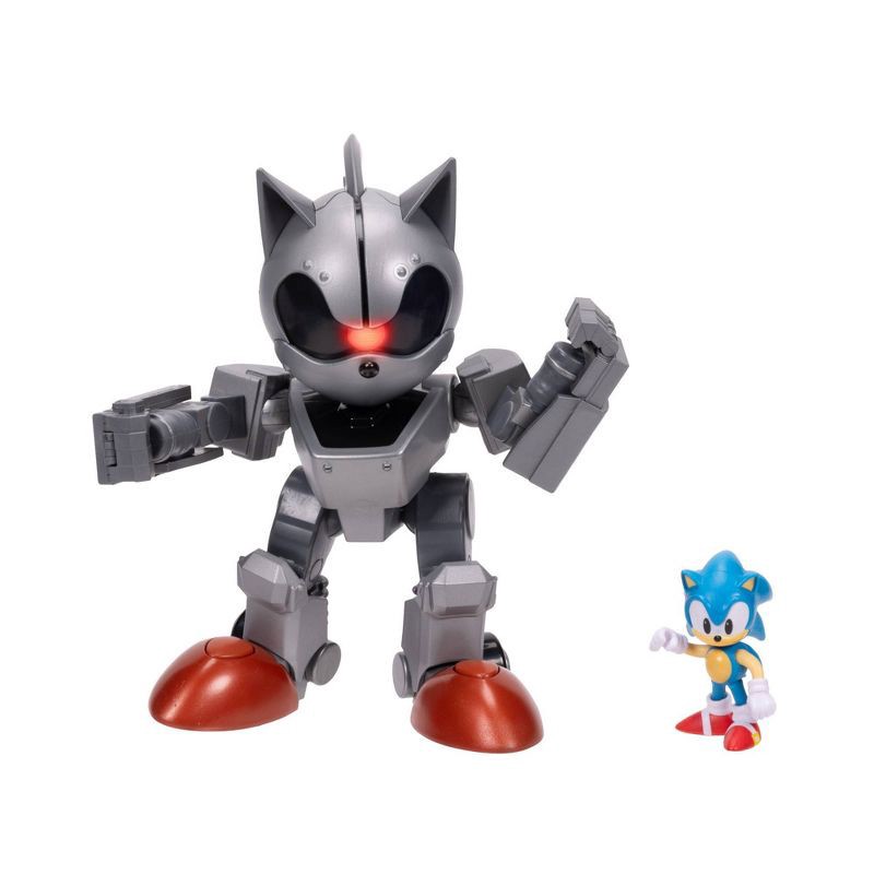 slide 1 of 6, Sonic the Hedgehog Feature Giant Mecha Sonic vs Sonic Exclusive, 1 ct