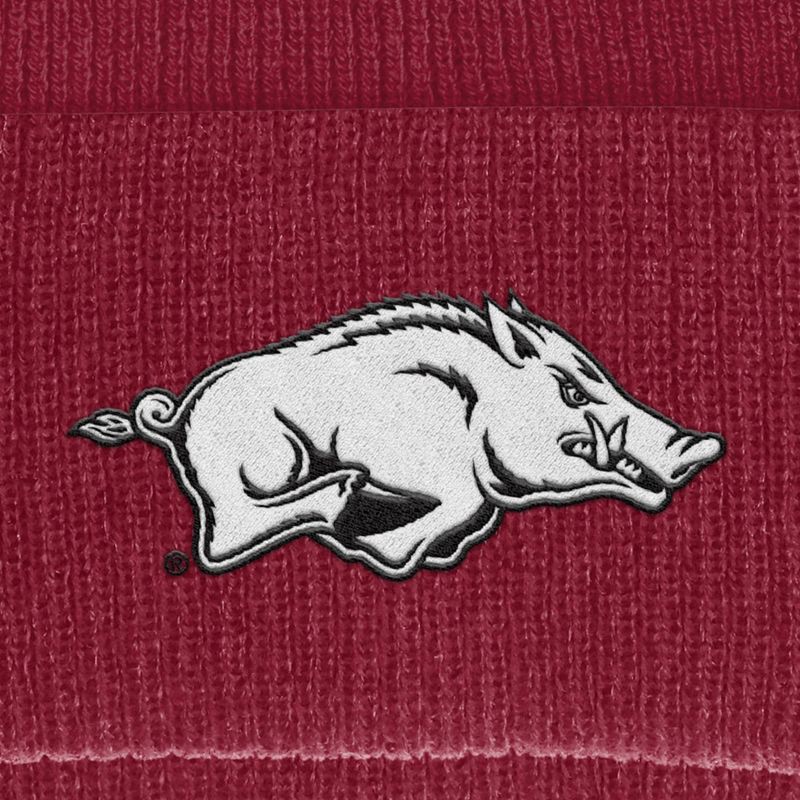 slide 3 of 3, NCAA Arkansas Razorbacks Cuffed Beanie, 1 ct