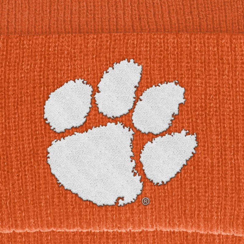 slide 3 of 3, NCAA Clemson Tigers Cuffed Beanie, 1 ct