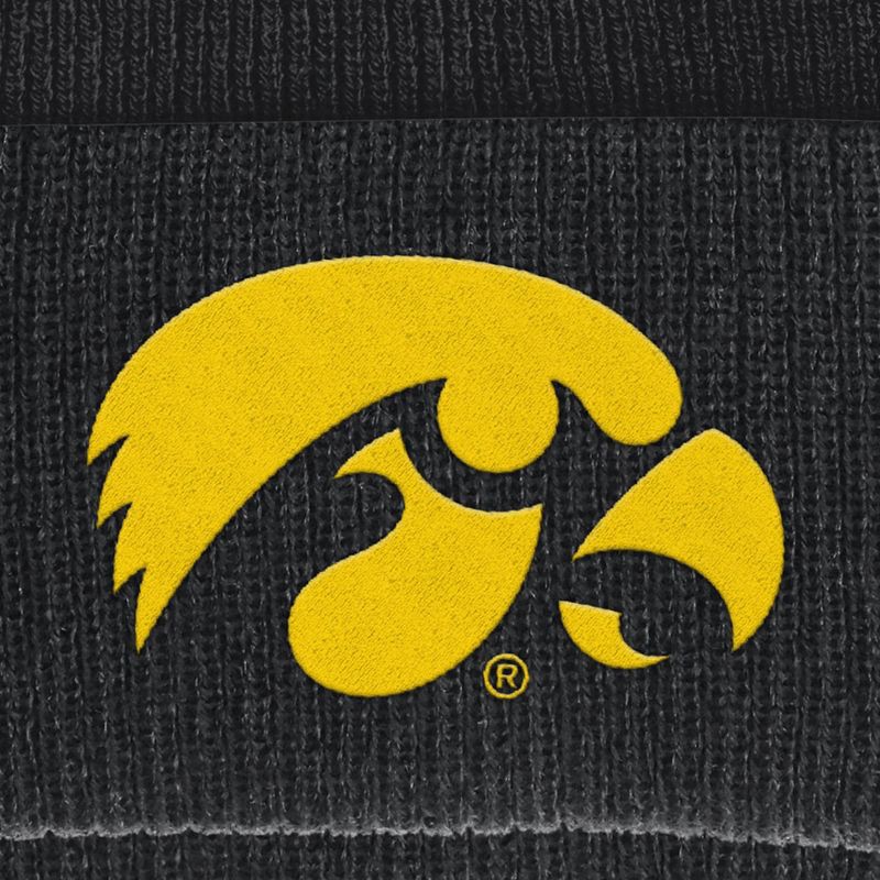 slide 3 of 3, NCAA Iowa Hawkeyes Cuffed Beanie, 1 ct