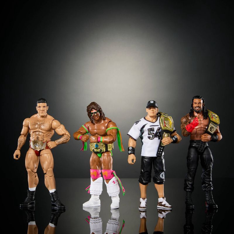 slide 3 of 6, WWE Hall of Champions 4-Pack Action Figures & Accessories, 6-inch Collectibles Set, 1 ct