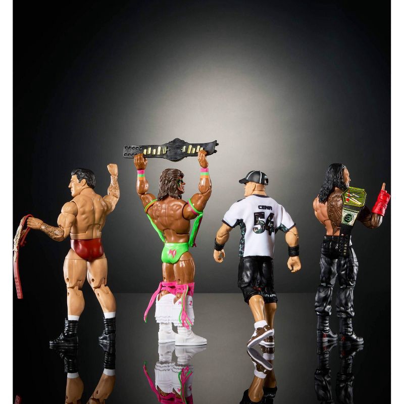 slide 5 of 6, WWE Hall of Champions 4-Pack Action Figures & Accessories, 6-inch Collectibles Set, 1 ct