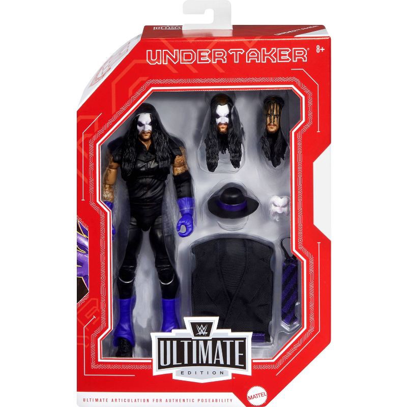 slide 3 of 12, WWE Legends Ultimate Edition Undertaker Action Figure & Accessories Set, 6" Collectible Set, 1 ct