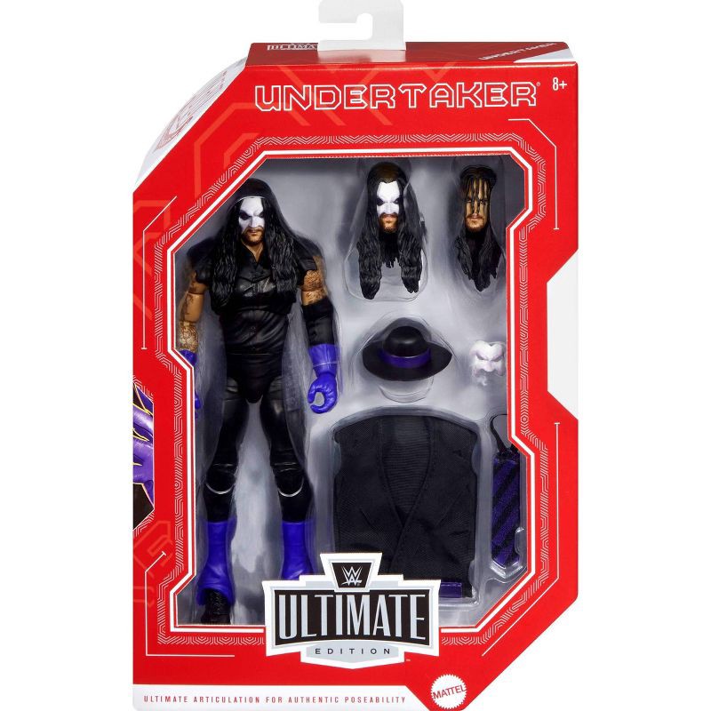 slide 11 of 12, WWE Legends Ultimate Edition Undertaker Action Figure & Accessories Set, 6" Collectible Set, 1 ct