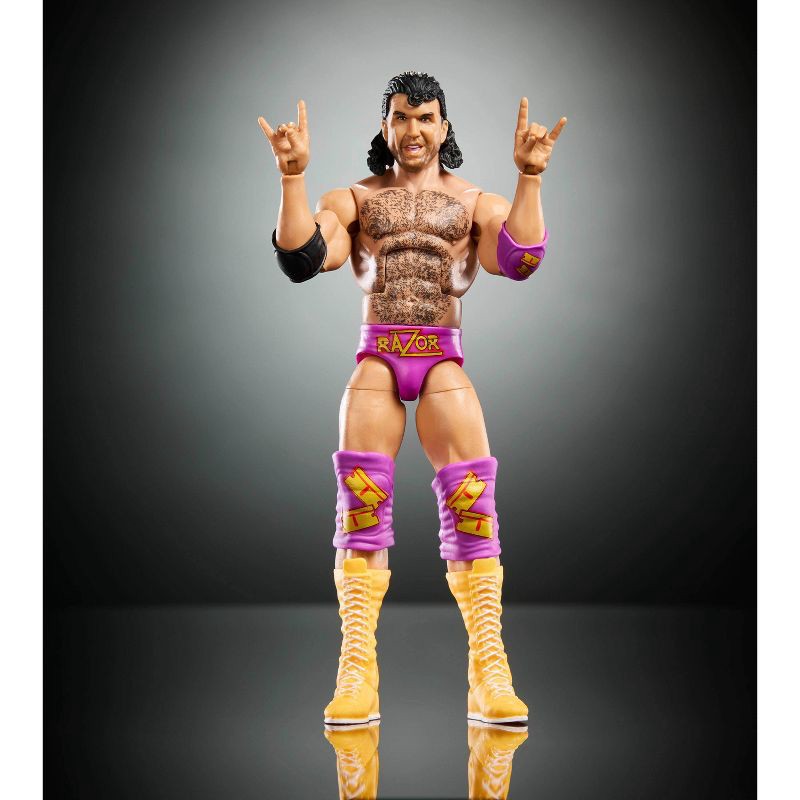 slide 4 of 6, WWE Legends Razor Ramon Action Figure & Accessories, 6" Collectible Set, 1 ct