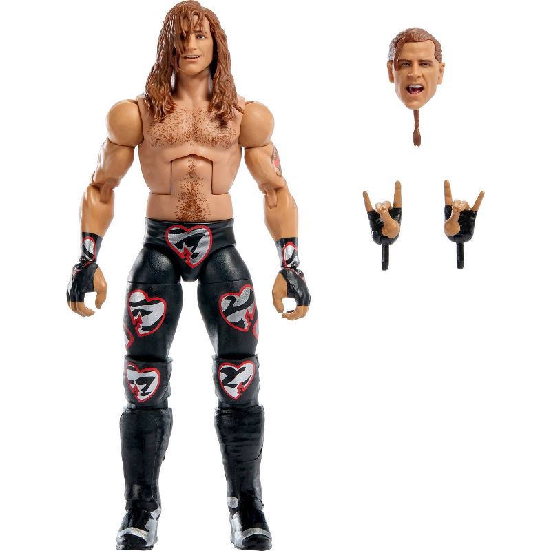 slide 1 of 6, WWE Elite Legends Shawn Michaels Action Figure & Accessories, Series 28 6-inch Collectible Set, 1 ct