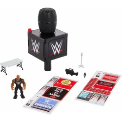 WWE Knuckle Crunchers The Rock's Microphone Playset Action Figure