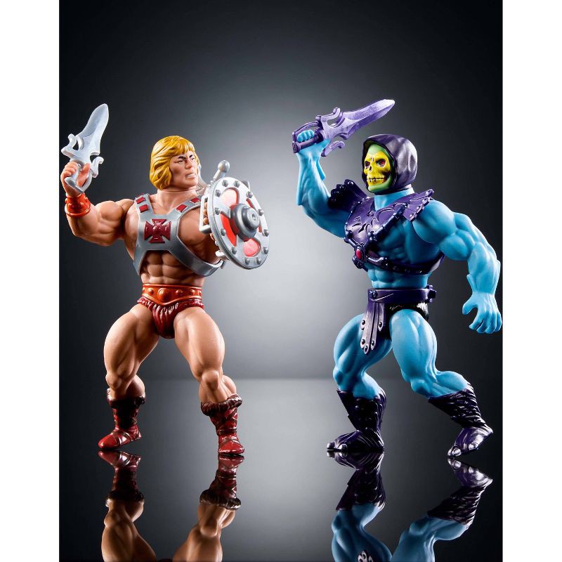 slide 3 of 6, Masters of the Universe Origins Retro Punching He-Man and Skeletor 80th Anniversary Mattel, 1 ct