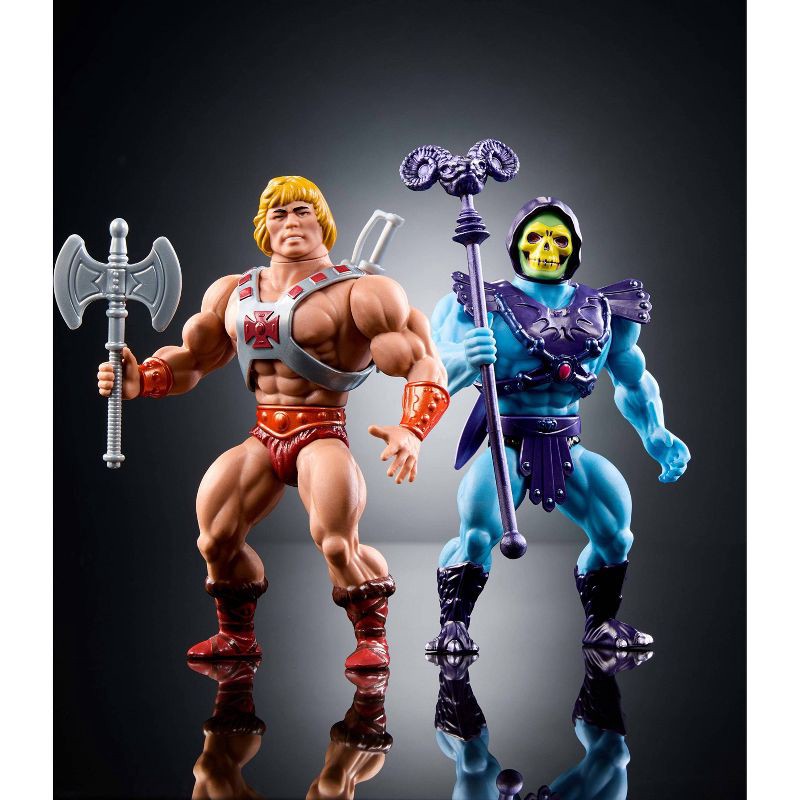 slide 4 of 6, Masters of the Universe Origins Retro Punching He-Man and Skeletor 80th Anniversary Mattel, 1 ct