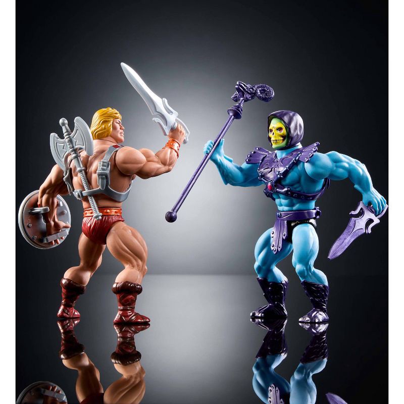 slide 5 of 6, Masters of the Universe Origins Retro Punching He-Man and Skeletor 80th Anniversary Mattel, 1 ct